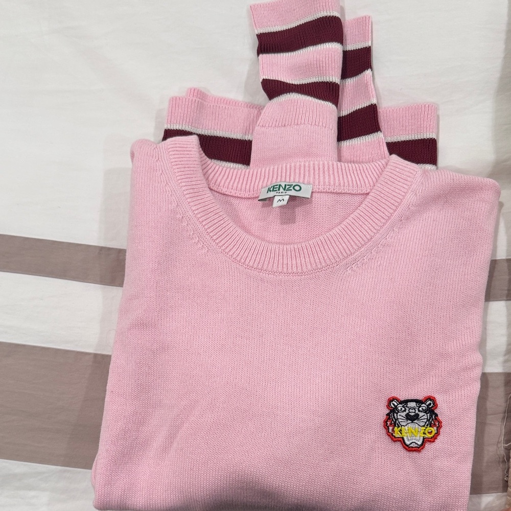 Kenzo Light Pink Crew Neck Sweater